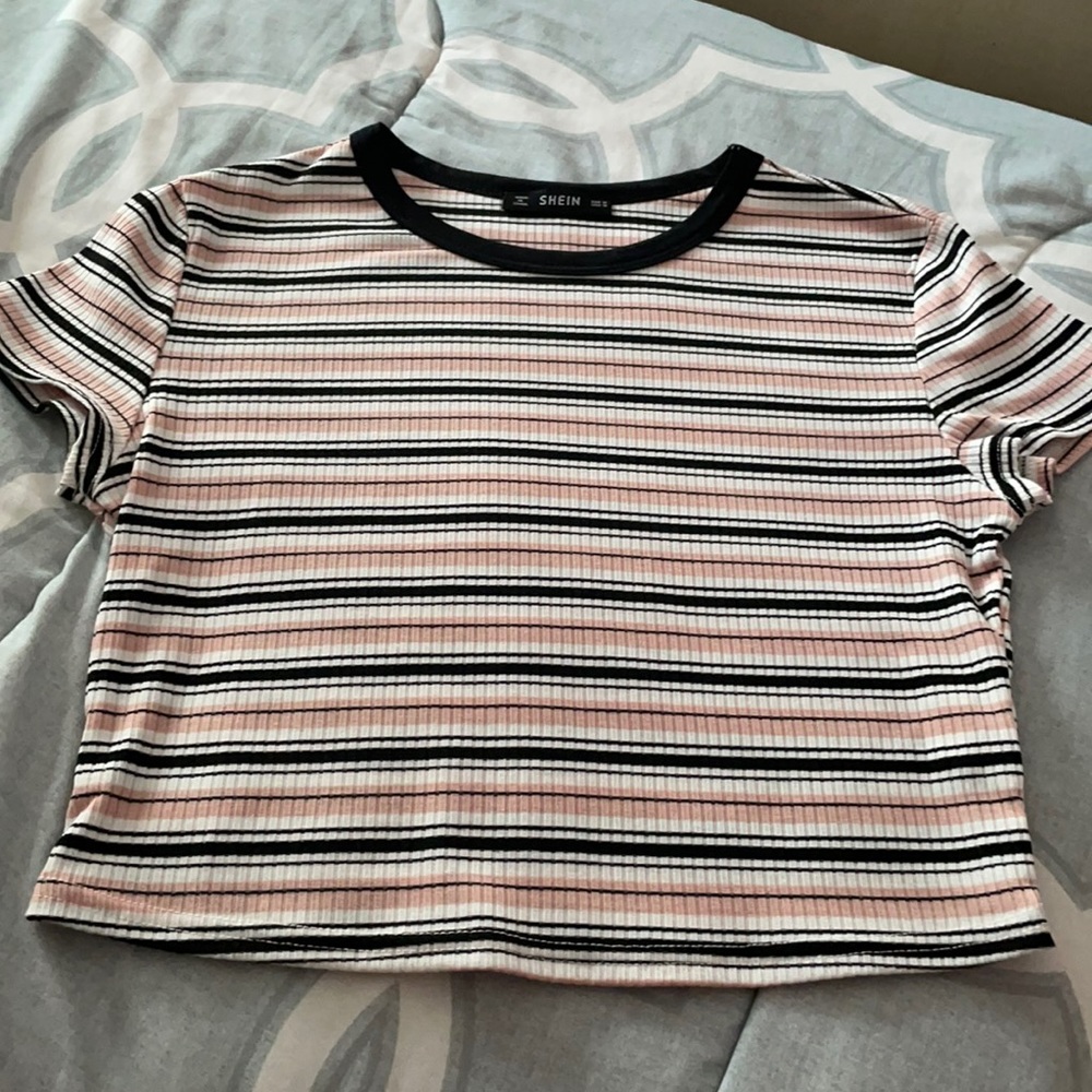 Shein Striped Crop top